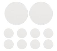 VOSAREA Silicone Pads with Glue 10 Pcs Round Reusable Makeup Accessories for Lash Extensions Suitable for Selfie and Makeup Room Use