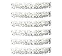 VOSAREA Silver Sequin Elastic Headbands and Elegant Design 12pcs with Comfortable Wearing Experience to Match Dress and Hairstyle for Women for Photos and Other Situations