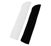 VOSAREA Small Folding Fan Bags with Handmade Lace Linen Material 2pcs Hand Fan Sleeves Practical and Easy to Carry Suitable for Occasions