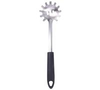 VOSAREA Stainless Steel Noodle Spoon with Long Handle for Home and Hotel Use, Kitchen Gadget Protects from Scald, for Draining Pasta, Eggs,