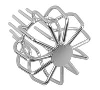 VOSAREA Stainless Steel Roof Filter Strainer Cover Holes Design, Silver Gutter Guard Wire Mesh for Catching Leaves and Blocking Animals, for Gutter Cleaning and Outdoor Drain Protection
