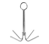 VOSAREA Stainless Steel Yacht Hardware Anchor with Claws Multi Claw Boat Grapnel Hook for High Performance and Corrosion Resistant Use Suitable for Outdoor Fishing and Boats