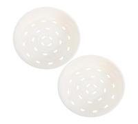 VOSAREA Steamer Baskets 2pcs Easy to Clean and Not Easy to Scratch Sturdy Material Suitable for Steaming Shellfish and Fish for Kitchen Steamers in Kitchen Or Hotel Use