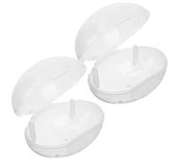 VOSAREA Storage Organizer Boxes Compact Design with High Temperature Resistance Portable 2pcs PP for Women Period Care and Travel Use