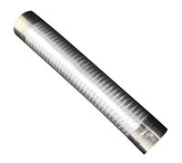 VOSAREA Stove Pipe Flue Kitchen High Temperature Environment Burn Barrel and Silver Aluminum Foil for Flexible Exhaust Pipe Lightweight Home Vent Hose Stove Suitable
