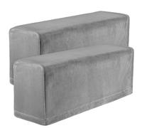 VOSAREA Stretchy Sofa Armrest Protectors Made of Soft Polyester Fabric, Machine-washable and Universal Fit for Sofa and Couch Arm Chairs, for Recliner and Everyday Use