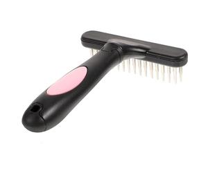 VOSAREA Sturdy Horse Grooming Brush with Plastic and Steel Material, Designed to Help Massage Your Horse and Fit The Skin of Domestic Animals, for Pet Hair Removal and Grooming