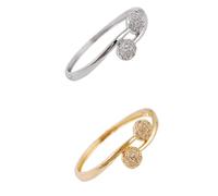 VOSAREA Stylish Double Pearl Opening Cuff Bracelet for Women Elegant Gold-tone Cross Bangle Wristband Jewellery Gift for Anniversary Birthday Holiday Party Mother's Day