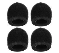 VOSAREA Stylus Tips High Sensitivity and Accurate Input Replacement 4pcs for Touch Screens with Black Lint Fabric Material for Writing Classic Black Design Compatible with Stylus Pens