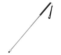 VOSAREA Telescopic Retractable Teacher Pointer Stick with Ergonomic Handle, Stainless Steel Extendable Handheld Presenter for Teaching and Interactive Whiteboard Sessions, Black