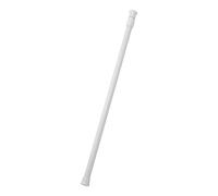 VOSAREA Tension Rod Retractable Rod Iron White for Clothes Drying and Home Use with Strong Load-Bearing Capacity