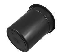VOSAREA Thickened Inner Bucket Trash Can Liner Black 3l Plastic Replacement for Household Wastebasket for Kitchen Bathroom Bedroom Use
