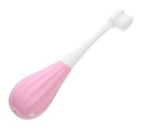 VOSAREA Toothbrush for 2-5 Years Old, Gentle Fine Bristles, Pink Hot Air Balloon Design, Single Pack Toothbrush for Sensitive Gums