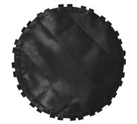 VOSAREA Trampoline Hooks Black Replacement Mat 10ft Padding Jumping with Breathable Heavy Duty round Trampoline Replacement Mat 32 Pieces V-rings Hooks Included