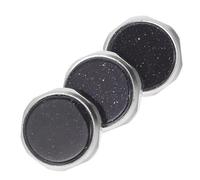 VOSAREA Trumpet Valve Finger Buttons Replacement Caps User-friendly with High Hardness 3pcs Made of Zinc Alloy and Sandstone Suitable for Piston and Press Buttons in Applications
