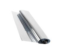 VOSAREA Two Way Mirror Window Film Silver Pet Insulation Film for Windows with Sun Protection and Maintain Natural Light and Home Decor