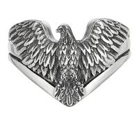VOSAREA Vintage Copper Eagle Ring with Adjustable Design for Graduation Festival and Daily Wear, Stylish Retro Finger Ring Comfortable to Wear for Parties and Special Occasions