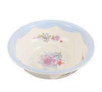 VOSAREA Vintage Enamelware Basin 28cm Large Capacity Thickened Enamel Soup Basin for Kitchen and Home Decoration Suitable for Washing Face and Making Dough