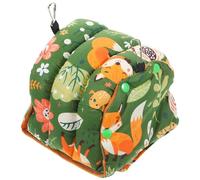 VOSAREA Warm Parrot Nest Bed with Thickened Insulation Design and Cotton Material, Cozy Hanging Bird Hammock for Cage Use, Winter Resting Space for Parrots