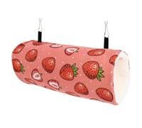 VOSAREA Warming Channel for Hamster Soft Pet Sleeping Bed Fluffy Tunnel for Winter Rat Care for Small Animals like Guinea Pigs and Hamsters