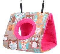 VOSAREA Wear-resistant Cotton Cage Bird Hammock Suspended Parrot Nest Suitable for Hanging on Bed Or Stairs Comfortable Household Bird Accessory for Parrots and Yellow