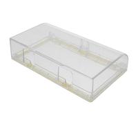 VOSAREA Weatherproof Outdoor Receptacle Cover Adhesive Electrical Outlet Protector Plastic Socket Box for Exterior Sockets Dust and Moisture Resistant Easy Paste Installation