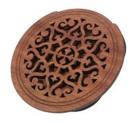 VOSAREA Wood Sound Hole Cover for Guitar with Beautiful Hollow Pattern, Creative Carved Design, Reduces Feedback and Is Easy to Store, for Acoustic and Electric Guitars