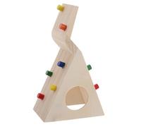 VOSAREA Wooden Hamster Climbing House for Rats and Hamsters with Sleeping Place and Creative Design as A and Practical Exercise