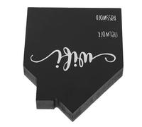 VOSAREA Wooden Wifi Password Sign Blackboard Erasable Tabletop Wireless Network Reminder for Hotel Shop Cafe Home - Freestanding Wifi Password Board Display