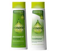 Vosene Anti-Dandruff Shampoo 300ml & Vosene Original Conditioner 300ml - Flake-Free Medicated Shampoo & Anti Dandruff Conditioner for Dry, Itchy Scalp - Daily Scalp Simple Head Lice Repellent