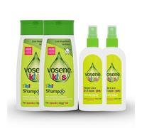 Vosene Head Lice Shampoo for Kids 4 Pack | Lice Repellent Treatment | 2 Conditioning Defence Spray 150ml | 2 Shampoo 250ml | Strong Formula for Lice Protection & Treatment