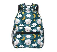 VOSERY Backpack for Women Men, Laptop Backpack, Carry On Backpack, Personal Item Backpack, Sweet Dream Lamb Backpacks for Travel Weekender Work, Casual Daypack Backpacks