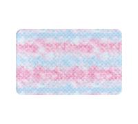 VOSERY Bathroom Rugs 30x20 - Soft Absorbent Non-Slip Bath Rugs Mat, Machine Washable Fantasy Pink Scales Bath Mats Shower Rug for Bathroom