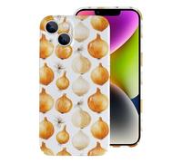 Vosery Compatible with iPhone 14 Case Rugged Slim 6.1 Inch - Pc Abstract Onion Print Cover Compatible with iPhone 14 Phone Case for Women Men, Anti-Scratch Shockproof