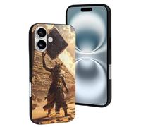 VOSERY Compatible with iPhone 16 Case - Cute Egyptian Cat Pharaoh Magic Soft Silicone Case Compatible with iPhone 16 Phone Case for Women Men
