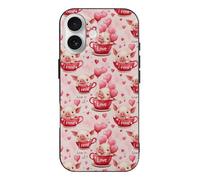 VOSERY Compatible with iPhone 17 Case Slim Rugged 6.3 Inch - TPU Cute Pink Piggy Print Pattern Cover Compatible with iPhone 17 Phone Case Thin for Women Men, Anti-Scratch Shockproof