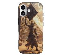 VOSERY Compatible with iPhone 17 Case Slim Rugged 6.3 Inch - TPU Egyptian Cat Pharaoh Magic Pattern Cover Compatible with iPhone 17 Phone Case Thin for Women Men, Anti-Scratch Shockproof