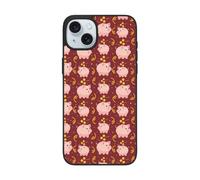 VOSERY Cute Pig with Coins Compatible with iPhone 15 Case Cute, Cool Phone Case Compatible with iPhone 15, Full Camera Protective Shockproof