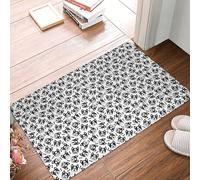 VOSERY Front Door Mat Indoor Outside Entrance - Funny Cute French Bulldog_B Front Door Mat Easy Clean 16x24in, All-Season Doormat Outdoor Entrance Patio Rug