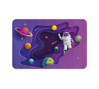 Vosery Front Door Mat Outside Entrance - Living Room Rug, Astronaut On Mission in Outer Space Kitchen Rugs, Rugs for Bedroom Living Room 16x24 Inches