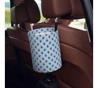 VOSERY German Shepherd Puppy Car Trash Can, Mini Car Trash Bin, Car Garbage Can for Car Decor, Funny Car Accessories Interior for Women Men