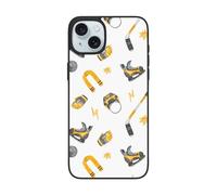 VOSERY Hockey Skates Stick Puck Helmet Compatible with iPhone 15 Case Cute, Cool Phone Case Compatible with iPhone 15, Full Camera Protective Shockproof