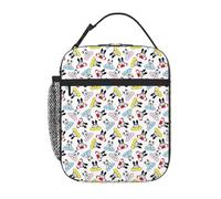 VOSERY Lunch Box for Men Women - Lunch Bag for Men, Stylish Insulated Lunch Bag, Color plate Cut French Bulldog Insulated Lunch Box, Small Lunch Box for Women, Lunch Box for Adults
