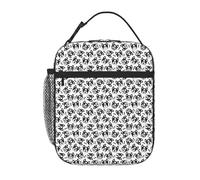 VOSERY Lunch Box for Men Women - Lunch Bag for Men, Stylish Insulated Lunch Bag, funny Cute French Bulldog_B Insulated Lunch Box, Small Lunch Box for Women, Lunch Box for Adults