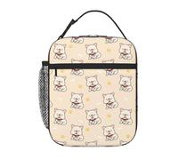 VOSERY Lunch Box for Men Women - Lunch Bag for Men, Stylish Insulated Lunch Bag, Funny Cute French Bulldog Insulated Lunch Box, Small Lunch Box for Women, Lunch Box for Adults