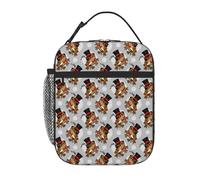 VOSERY Lunch Box for Men Women - Lunch Bag for Men, Stylish Insulated Lunch Bag, Funny frog hat bow cool Insulated Lunch Box, Small Lunch Box for Women, Lunch Box for Adults