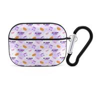 VOSERY Pi Day Happy Compatible with Airpods Pro Case - Cute Case Compatible with Airpods Pro 2 Case, PC Case Compatible with Airpods Pro 2nd Generation Case with Keychain