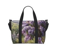 VOSERY Travel Bag, Lilacs Teapot Scenic Painting Weekender Bag Carry On Duffle Bags for Women, Travel Essentials Sport Gym Bag for Men, Overnight Bag Luggage Bag Personal Item Bag