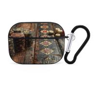 VOSERY Vintage Poker Chips Compatible with Airpods Pro Case - Cute Case Compatible with Airpods Pro 2 Case, PC Case Compatible with Airpods Pro 2nd Generation Case with Keychain