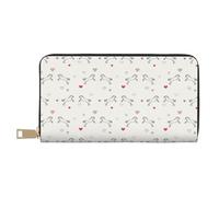 VOSERY Wallet Women, Leather Bifold Multi Card Wallet, Cartoon Cute Couple Horse Love Women's Wallets, Long Purse